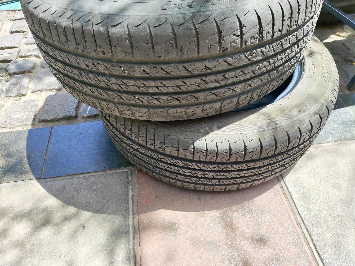 ۴ حلقه لاستیک ۲۲۵ ۵۵ ۱۸|قطعات یدکی و لوازم جانبی|تهران, شهرک غرب|دیوار