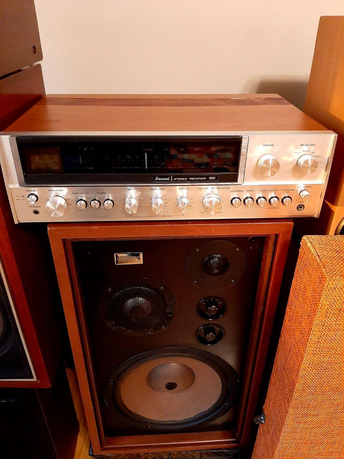 Sansui 881 Amp receiver|سیستم صوتی خانگی|تهران, مهران (سیدخندان)|دیوار
