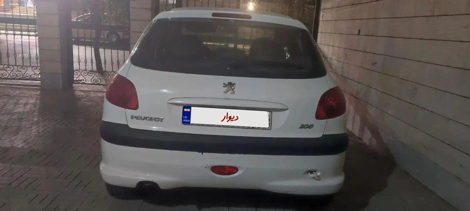 206 مدل ۹۶|خودرو سواری و وانت|مشهد, سجاد شهر|دیوار