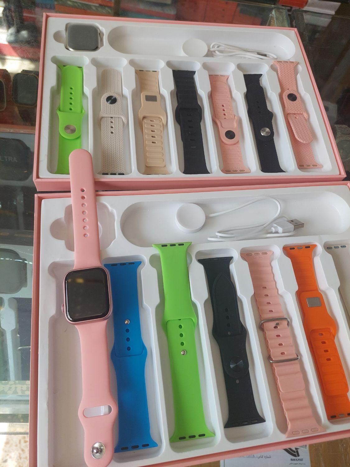 ساعت هوشمند مینی سایز ۴۰ ۱۸ ماه گارانتی  ۷ دستبند|ساعت|قم, نیروگاه|دیوار