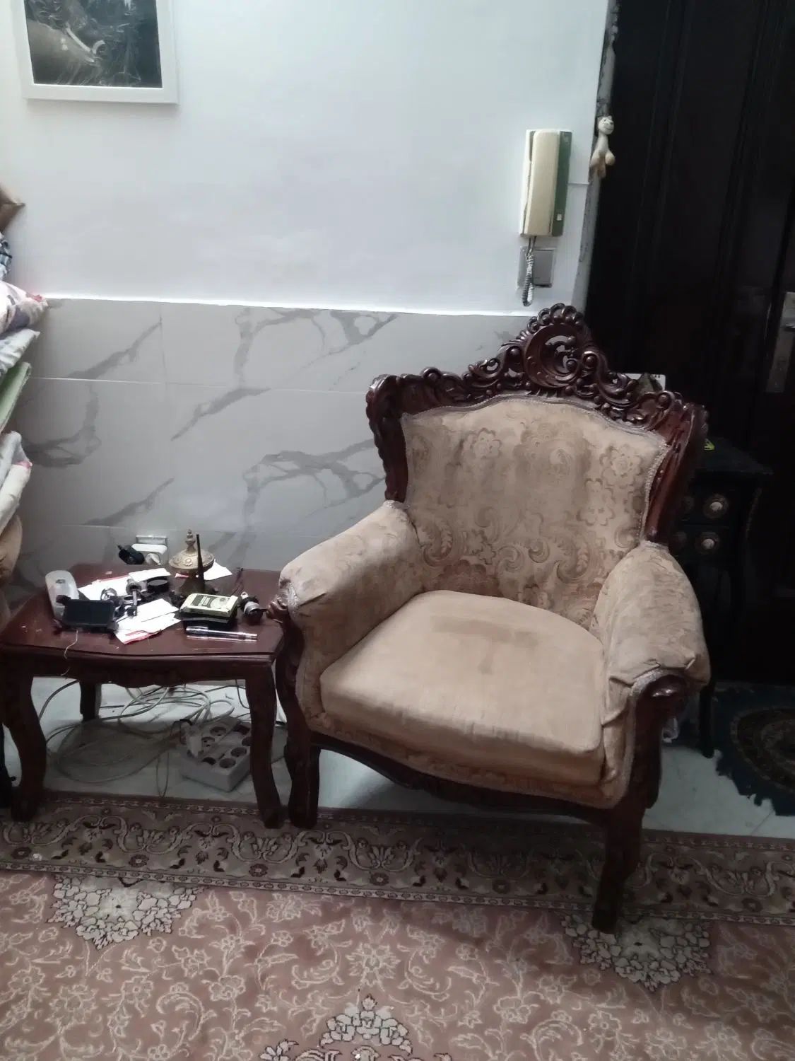 مبل راحتی سلطنتی|مبلمان خانگی و میز عسلی|تهران, منیریه|دیوار