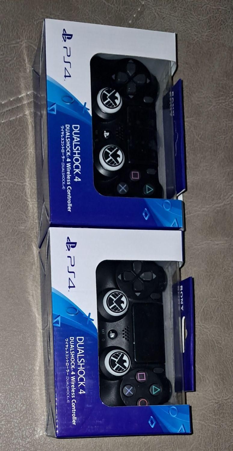 دسته بازی سونی مشکی PS4 Dualshock 4|کنسول، بازی ویدئویی و آنلاین|بیرجند, |دیوار