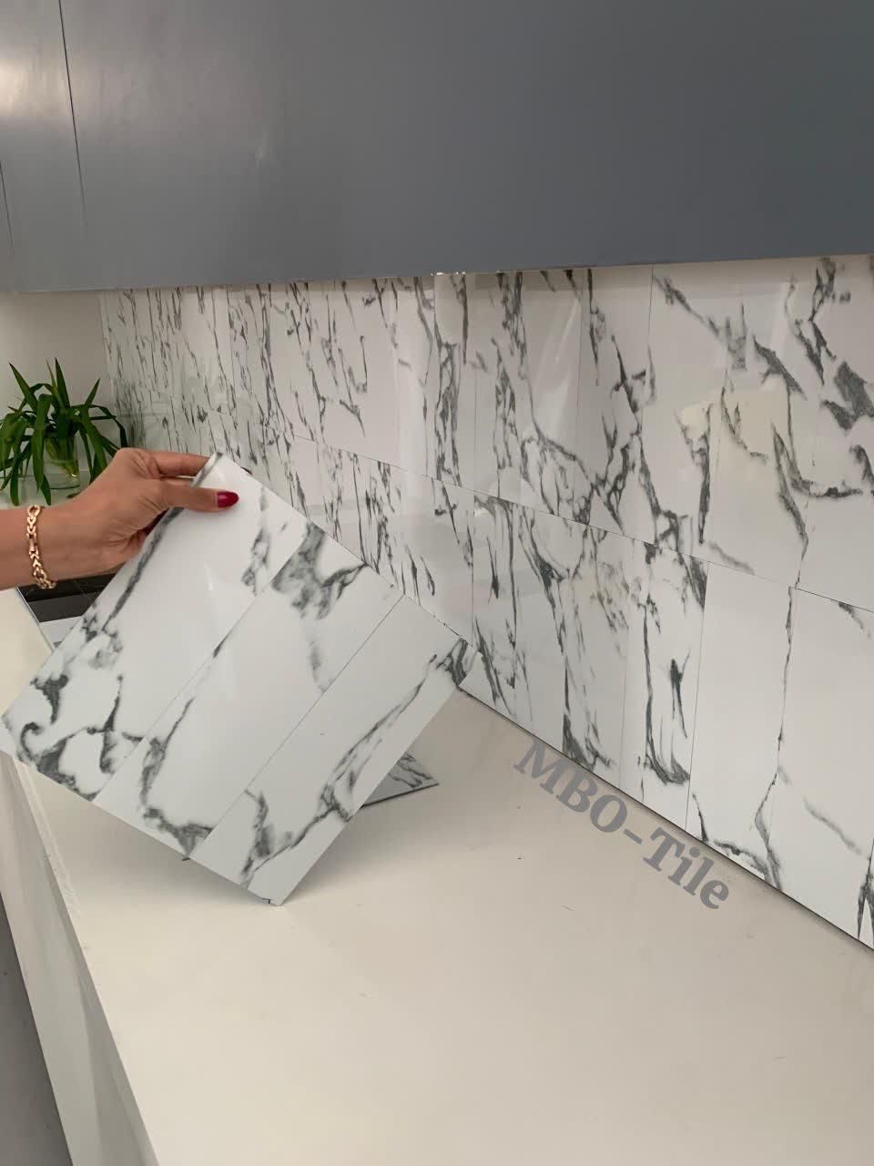 تایل بین کابینتی نسوز خود چسب دار استیل|مصالح و تجهیزات ساختمان|اصفهان, تخت فولاد|دیوار