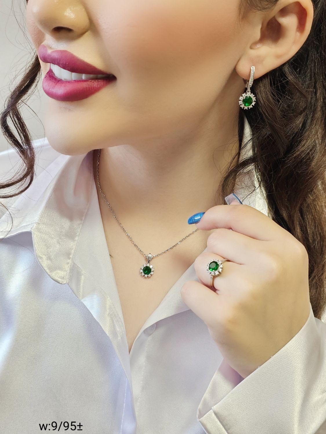 نیم ست نقره یاریم ست گوموش دوغوم گونو اوچون تولد|بدلیجات|تبریز, |دیوار