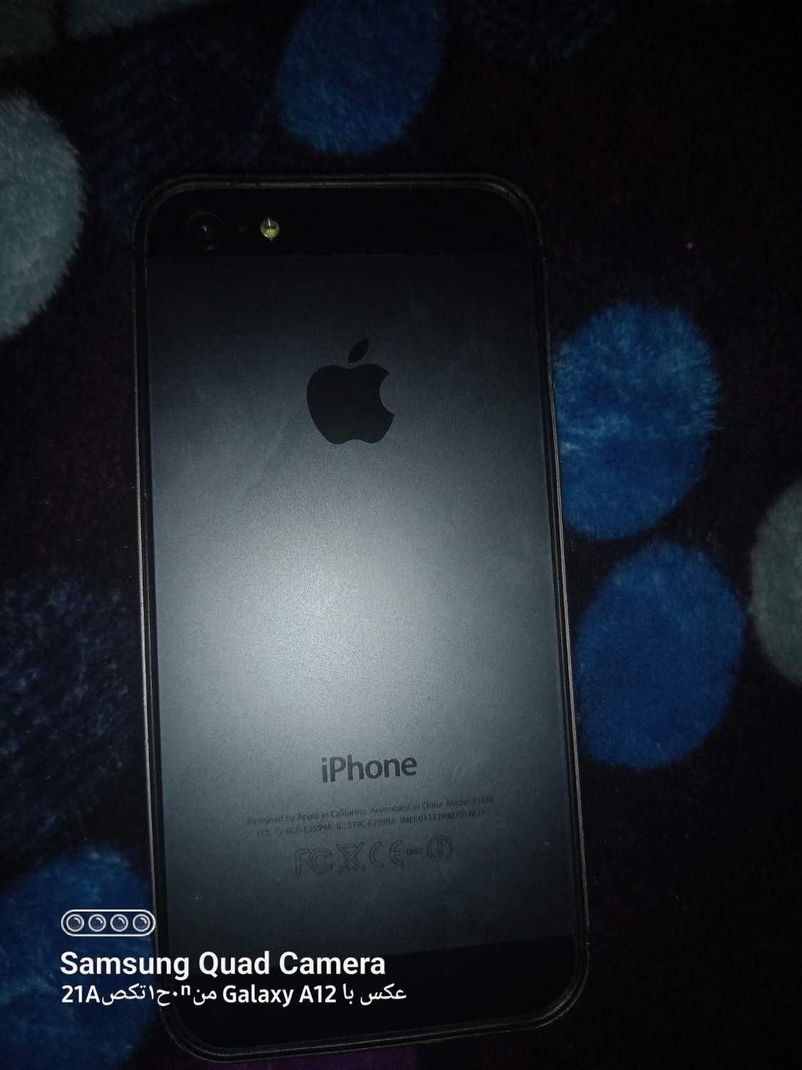 اپل iPhone 5 با حافظهٔ ۶۴ گیگابایت|موبایل|تهران, ارم|دیوار