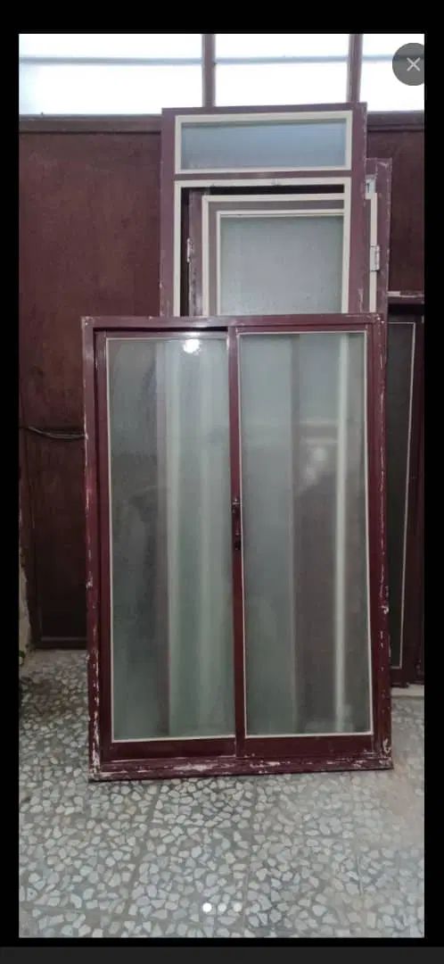 پنجره آلمینیومی  درب آلمینیومی سینک کابینت فلزی|حراج|رشت, معلولین|دیوار