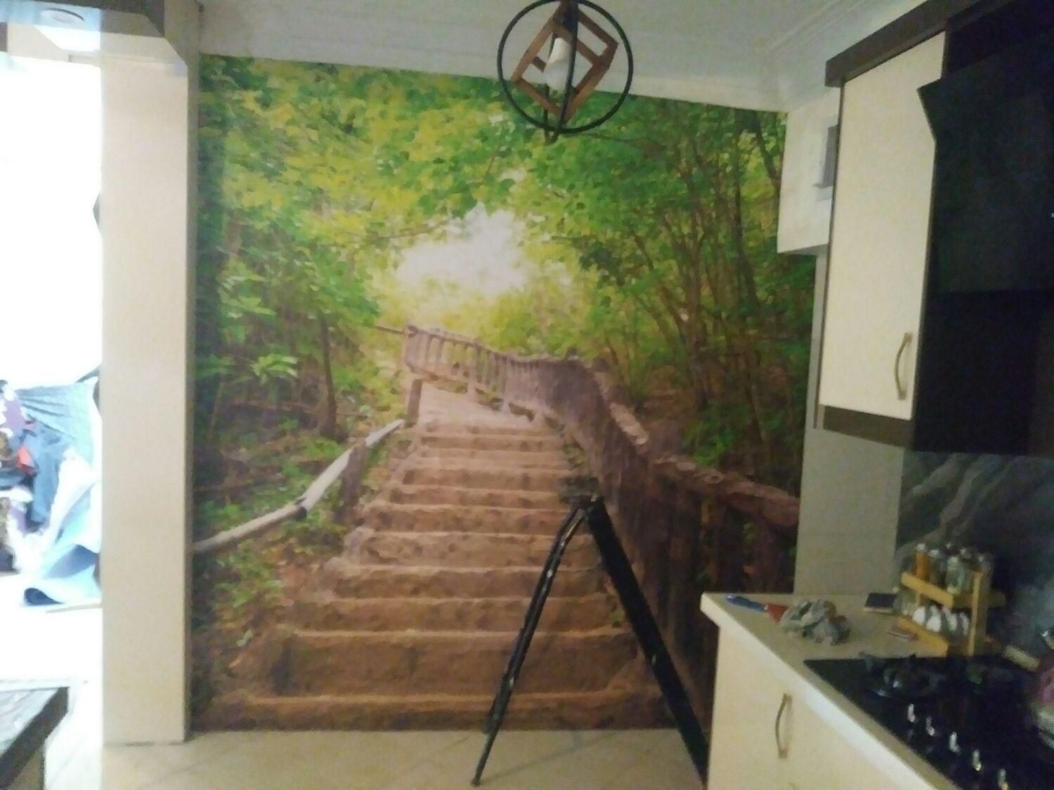 نصب کاغذ دیواری وپوستر|خدمات پیشه و مهارت|نیشابور, شهرک فیروزه|دیوار