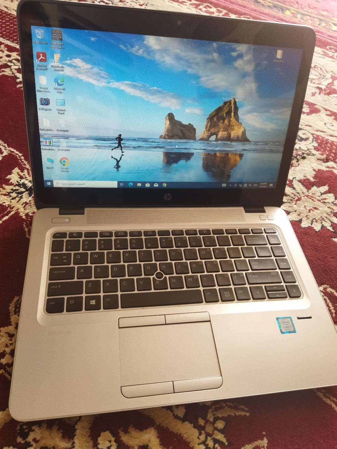 لپ تاپ صفحه تاچ hp با پردازنده i5نسل 7و حافظه سریع|رایانه همراه|جهرم, |دیوار