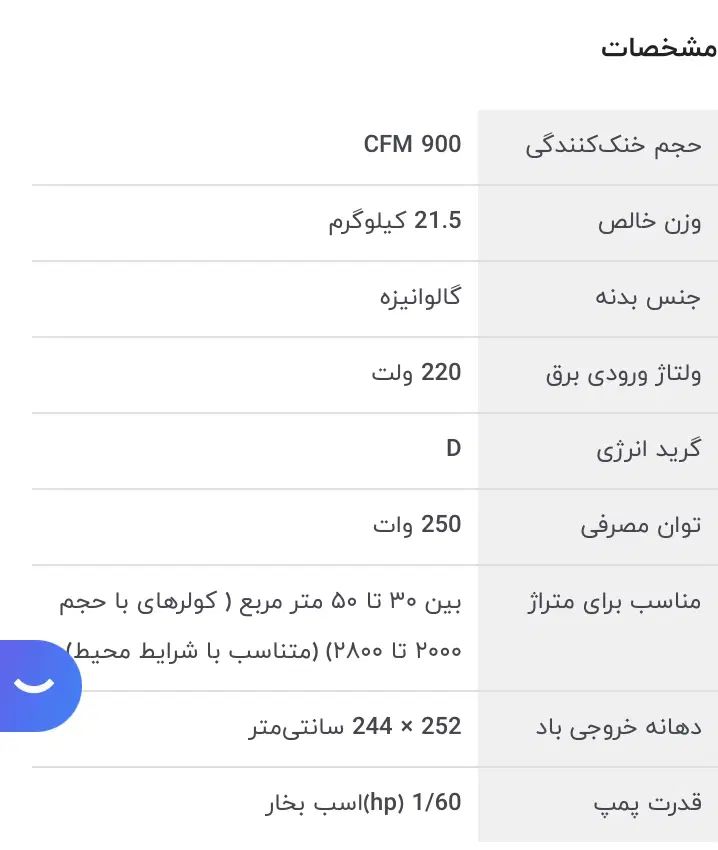 مینی کولر برفاب|کولر آبی|تهران, پاسداران|دیوار