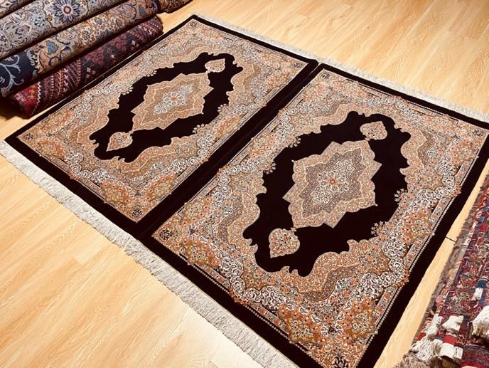 فرش جفت چله ابریشم ۱،۵ متری ۶۰ رج کرک|فرش|تهران, سلسبیل جنوبی|دیوار