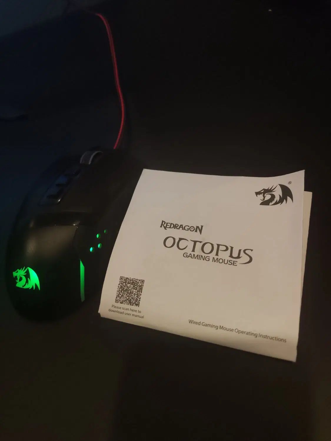 موس رد دراگون کاملا نو  m712Rgb red dragon gaming|قطعات و لوازم جانبی رایانه|کرج, گوهردشت|دیوار