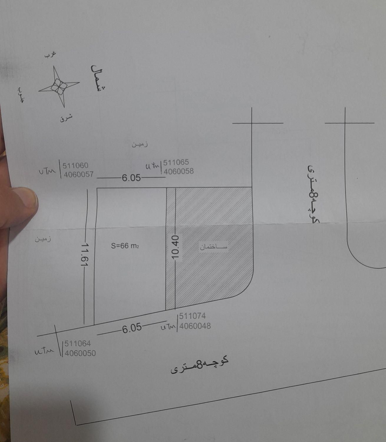 املاک|فروش زمین و ملک کلنگی|پیرانشهر, |دیوار