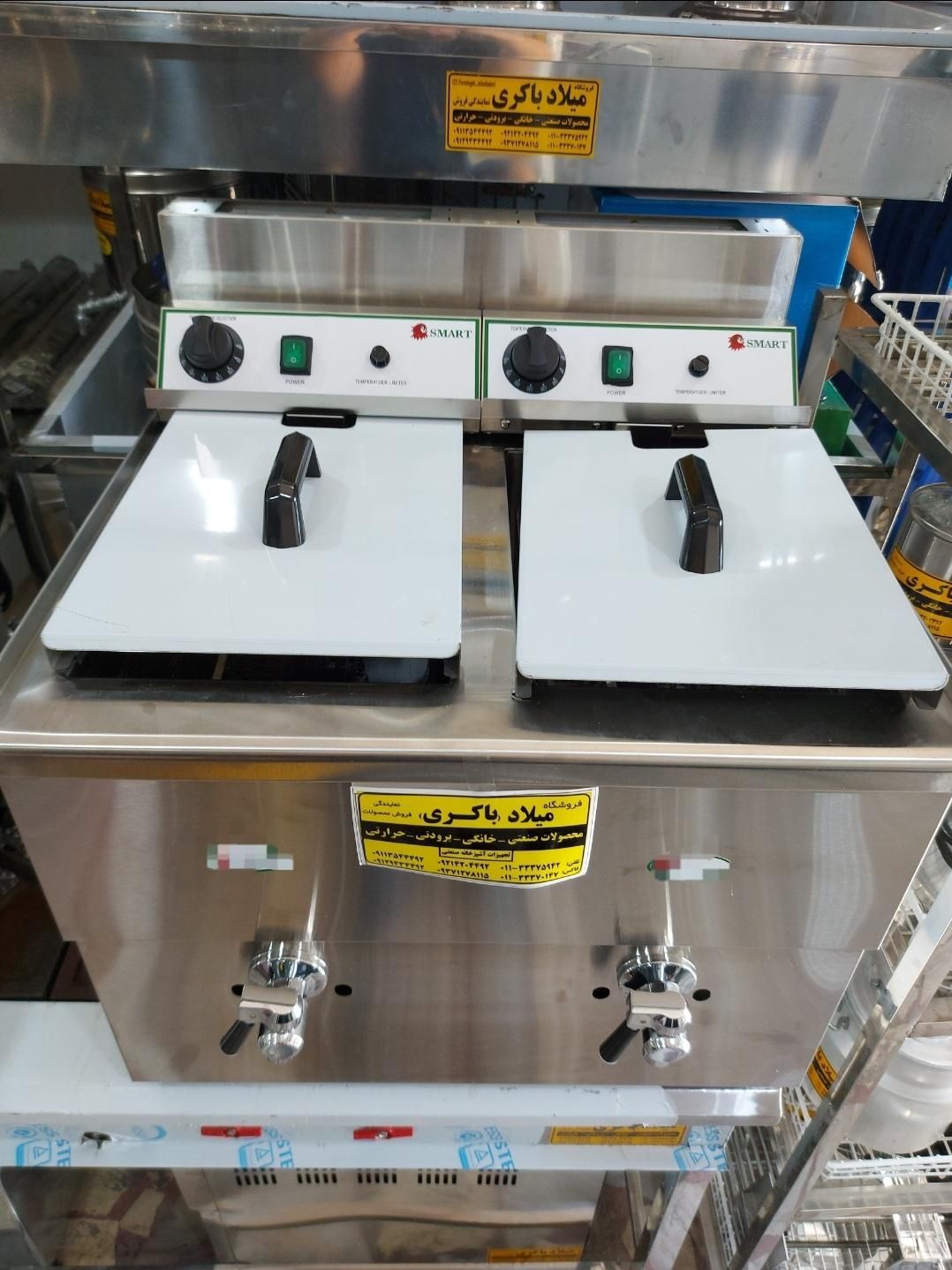 سرخ کن گازی بزرگ ۲لگنه رومیزی وارداتی|کافی‌شاپ و رستوران|ساری, |دیوار