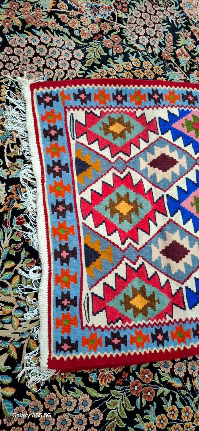 سجاده زیبا خوش رنگ|گلیم، جاجیم، گبه|سنندج, |دیوار