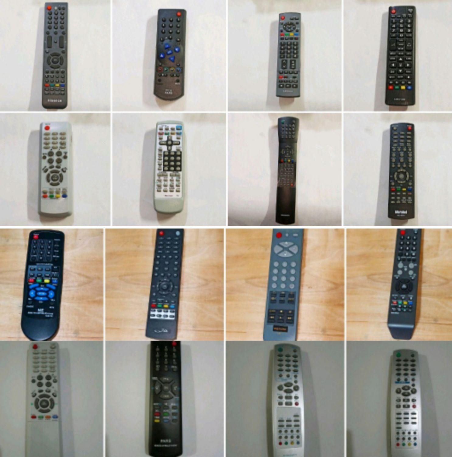 انواع کنترل تلویزیون رنگی قدیمی و گیرنده دیجیتال|عمدهفروشی|اراک, |دیوار