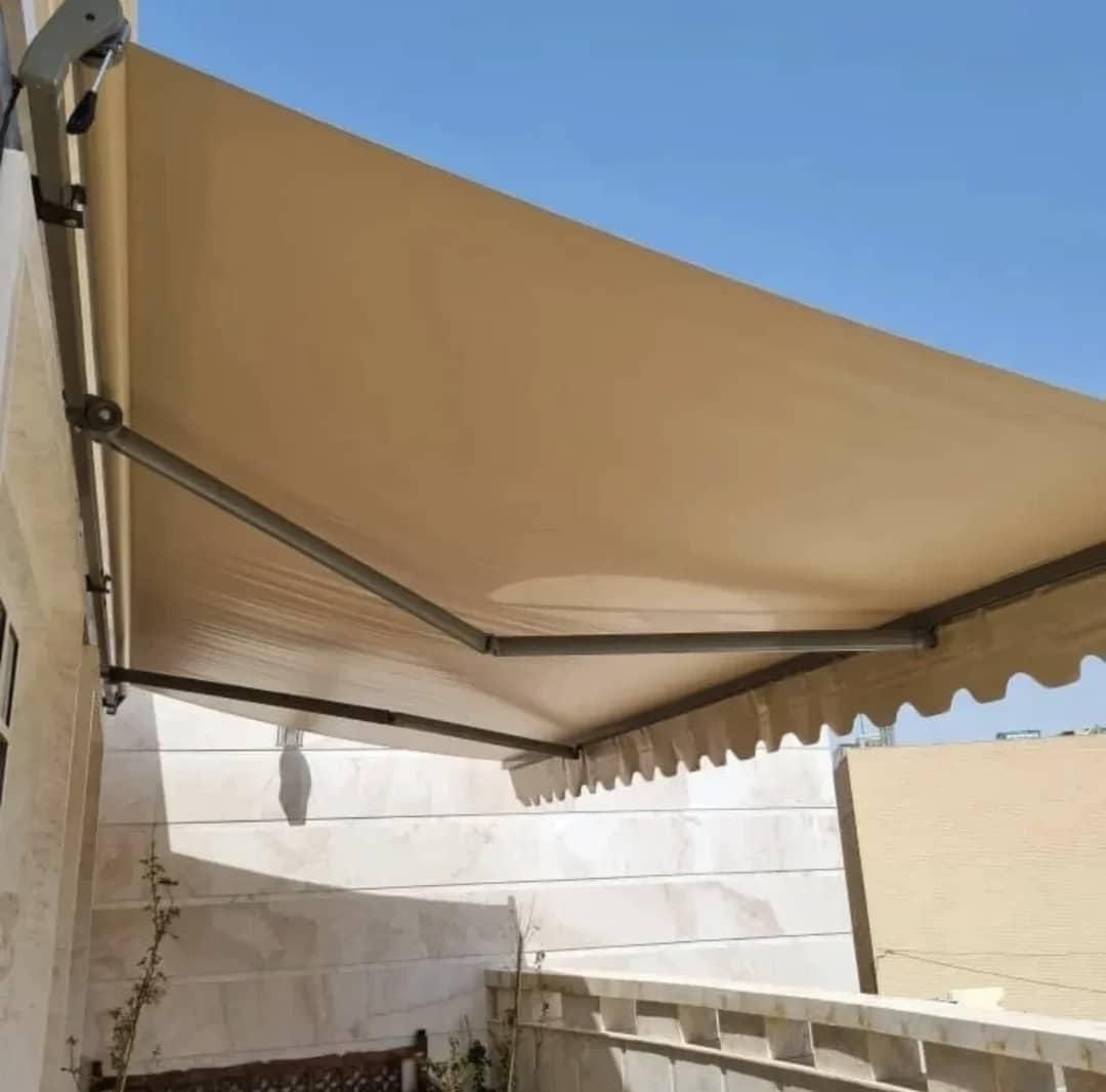 سایبان بازویی پارچه ای متحرک دستی برقی و چتر|فروشگاه و مغازه|اصفهان, سعادت‌آباد|دیوار