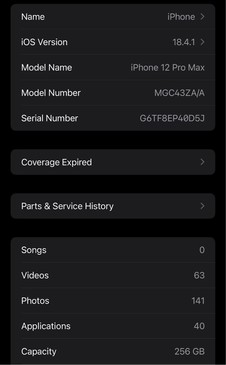 اپل iPhone 12 Pro Max با حافظهٔ ۲۵۶ گیگابایت|موبایل|چمران, |دیوار