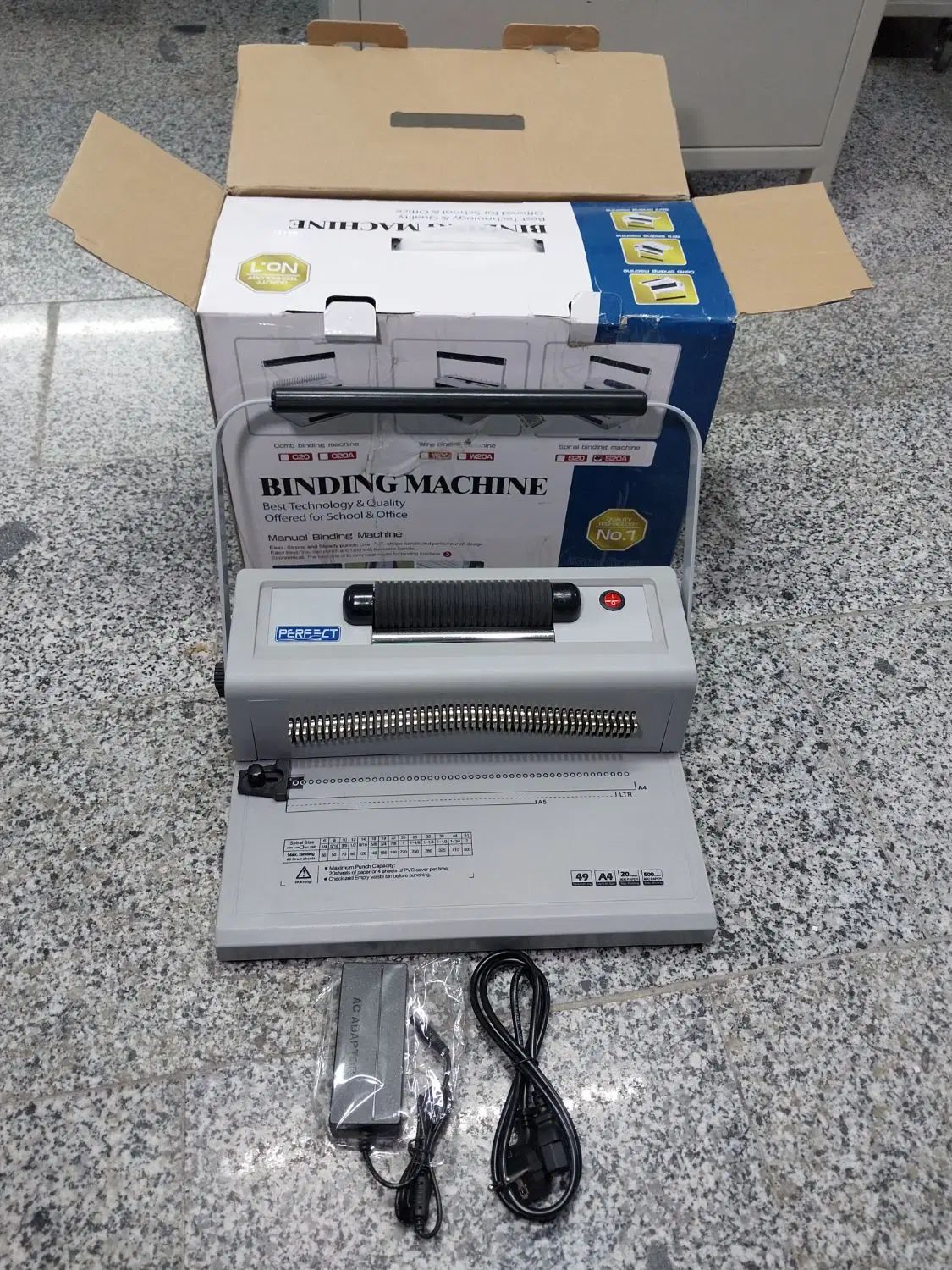 دستگاه سیمی کن مارپیچ صحافی پانچ فنرزن کتاب s20A|لوازم التحریر|تهران, جوانمردان (اندیشه)|دیوار