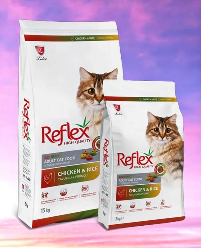 غذای خشک گربه رفلکس با طعم مرغ|لوازم جانبی حیوانات|تهران, اکباتان|دیوار