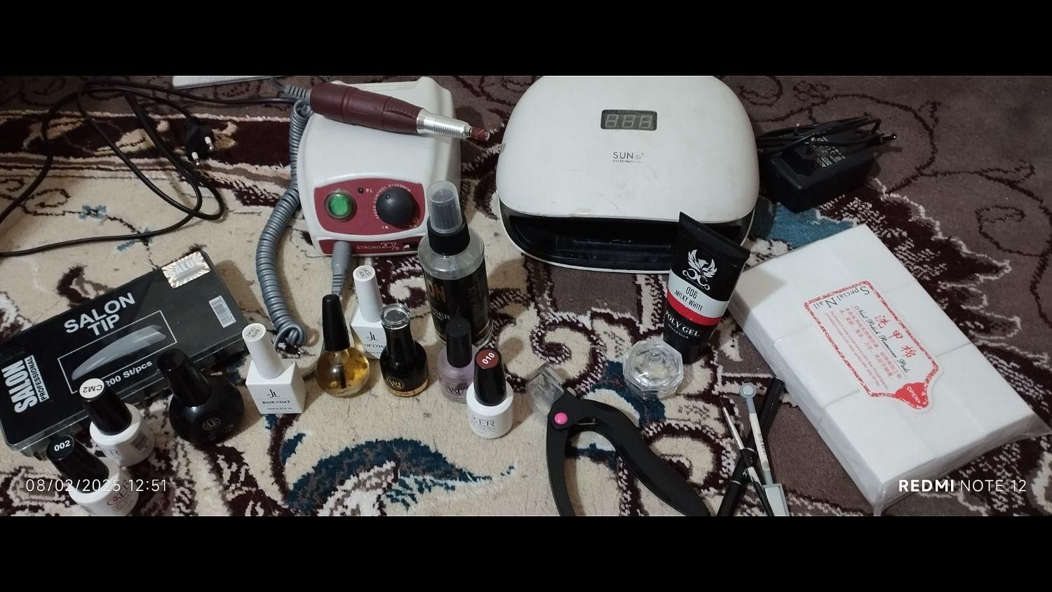 فروش فوری وسایل کاشت ناخن فوری|آرایشی، بهداشتی، درمانی|مرودشت, رامجرد یک|دیوار