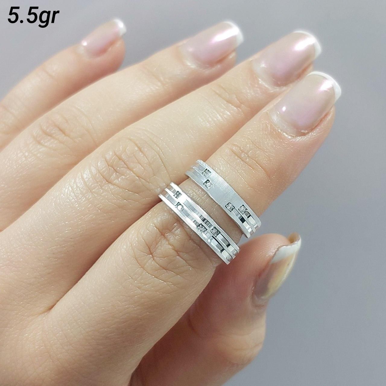 انگشتر ست نقره عروس داماد روکش طلا کدprans0154|بدلیجات|تبریز, |دیوار