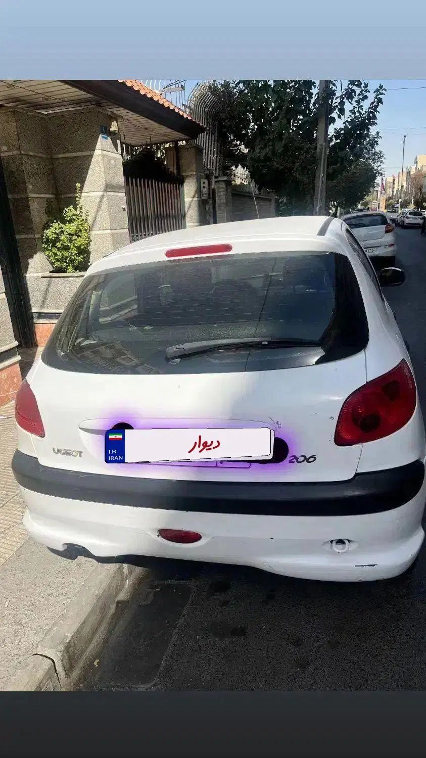 پژو ۲۰۶|خودرو سواری و وانت|تهران, باشگاه نفت|دیوار