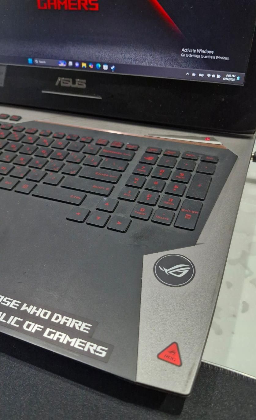 لپتاپ گیمینگ کمیاب ایسوس ROG GL752|رایانه همراه|تهران, چیتگر|دیوار