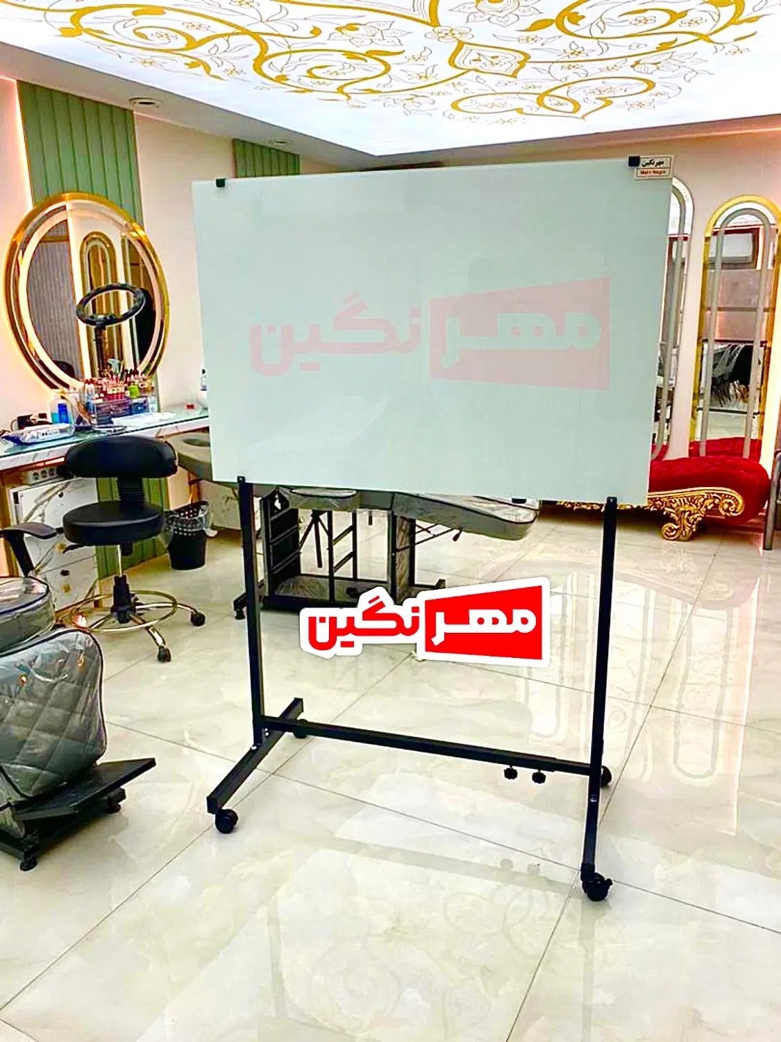 گلسبرد پایه دار دوستون مدرن و شیک تخته وایت برد|لوازم التحریر|تهران, شهرک ولیعصر جنوبی|دیوار