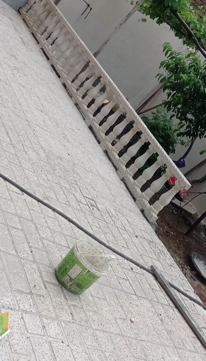 سنگ فرش شیب بندی موزاییک سرامیک جدول و سیمانکاری|خدمات پیشه و مهارت|سنندج, |دیوار