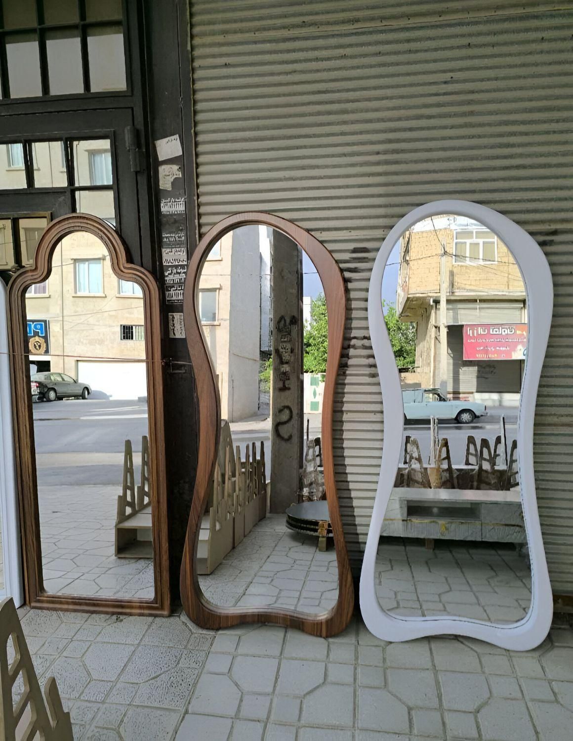 آینه قدی دفرمه طرح سه بعدی|آینه|اصفهان, پروین|دیوار