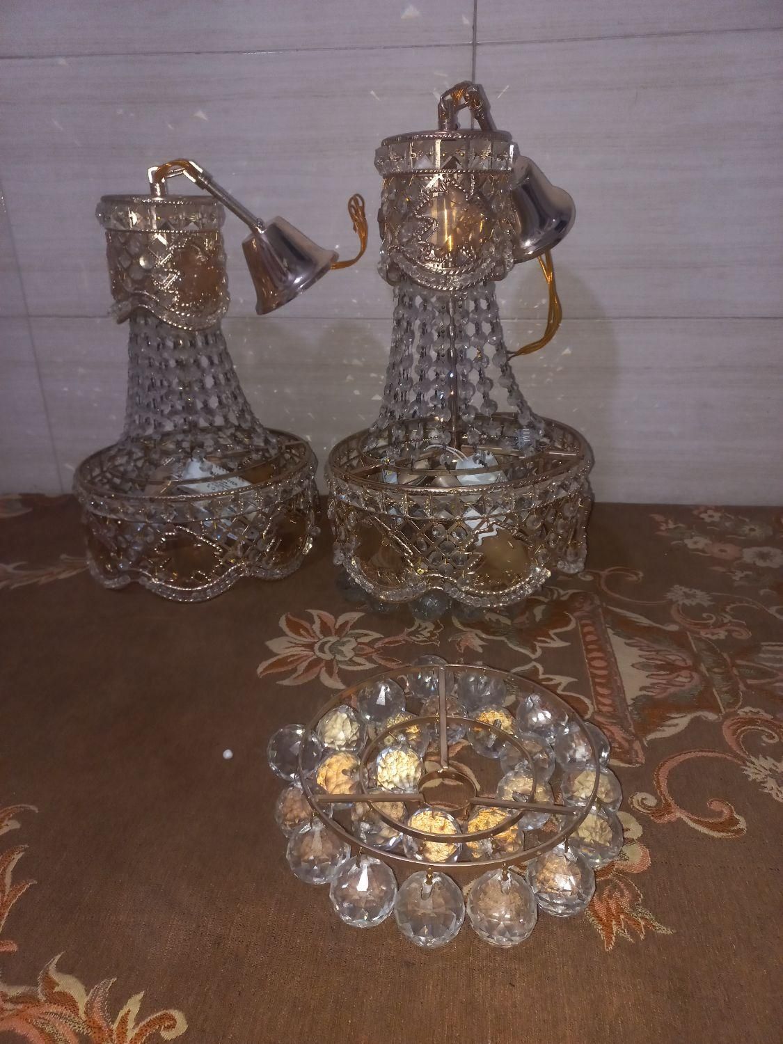 دوعدد لوستر کارکرد|لوستر و چراغ آویز|صباشهر, |دیوار