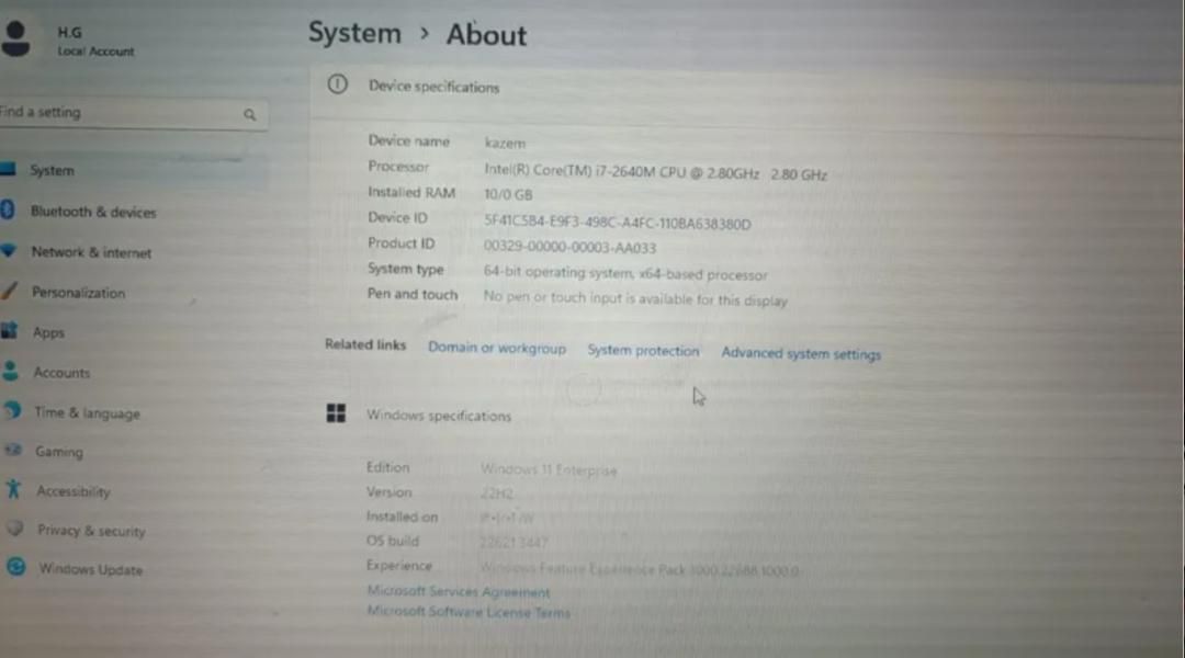 لپ تاپ اچ پی i7|رایانه همراه|میناب, |دیوار