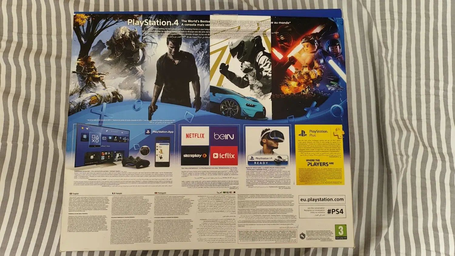 PS4 اسلیم دیسک خور 1 ترابایت به همراه دیسک بازی|کنسول، بازی ویدئویی و آنلاین|تهران, مرزداران|دیوار