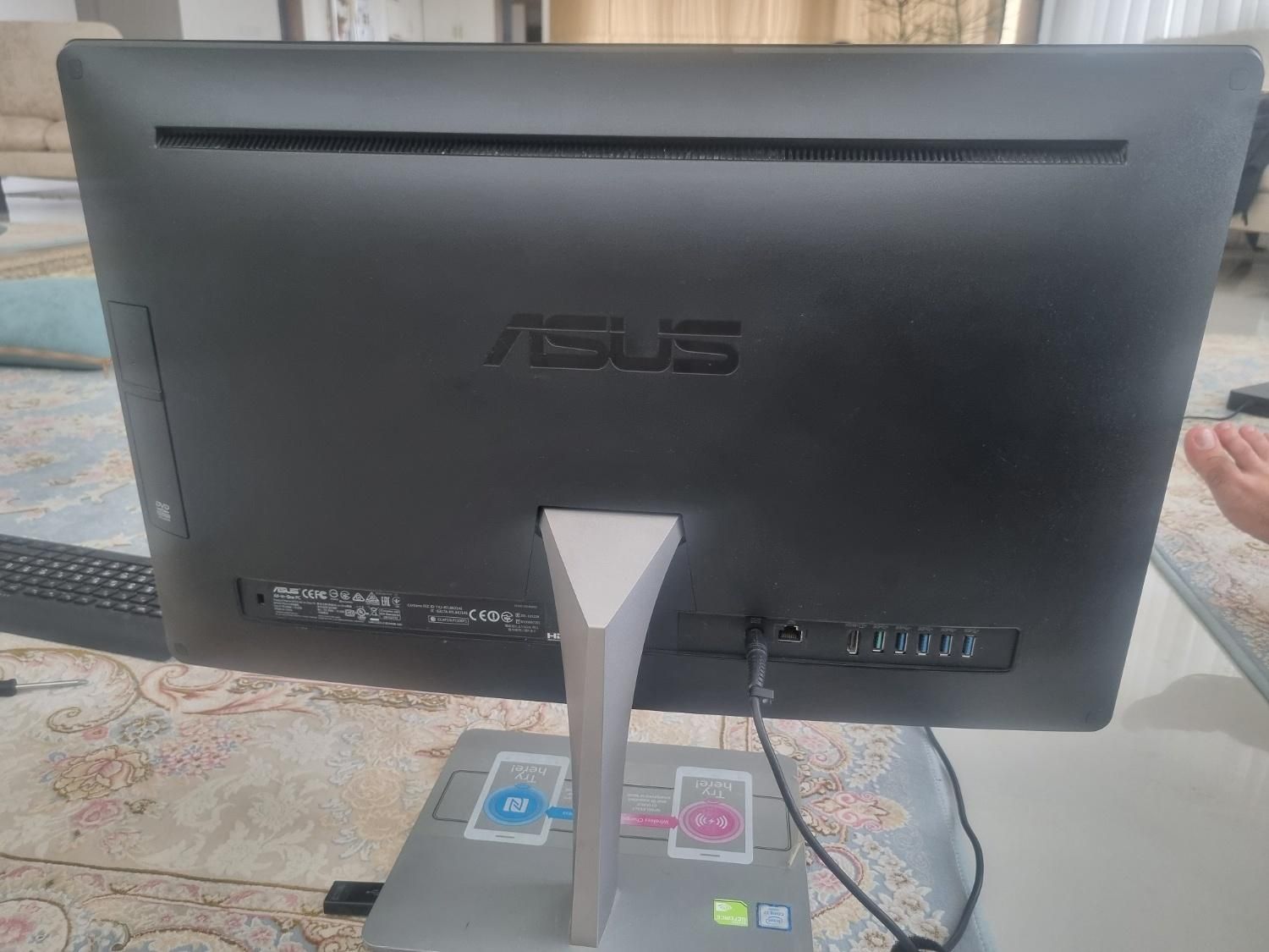 ال این وان 23 اینچ ایسوس i7 نسل 6 all in one|رایانه رومیزی|مهاباد (آذربایجان غربی), |دیوار