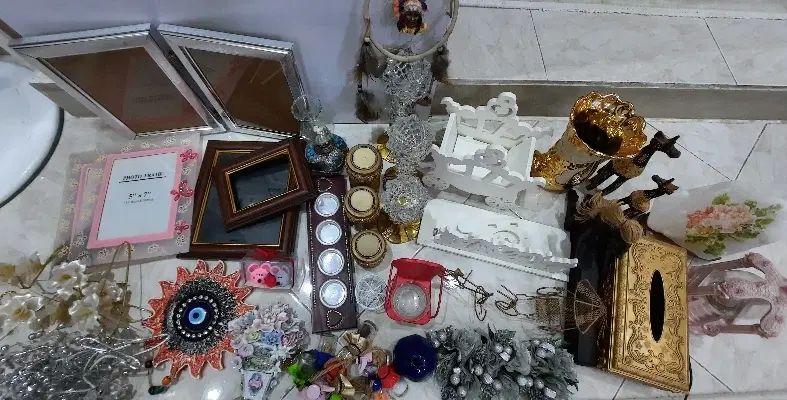 تزیینی و دکوری قاب عکس ساعت گلدان جاشمعی ورق بزنید|حراج|تهران, جوادیه|دیوار