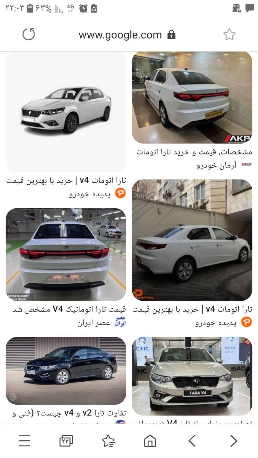 تارا وی 4 ال ایکس، مدل ۱۴۰۴|خودرو سواری و وانت|یزد, |دیوار