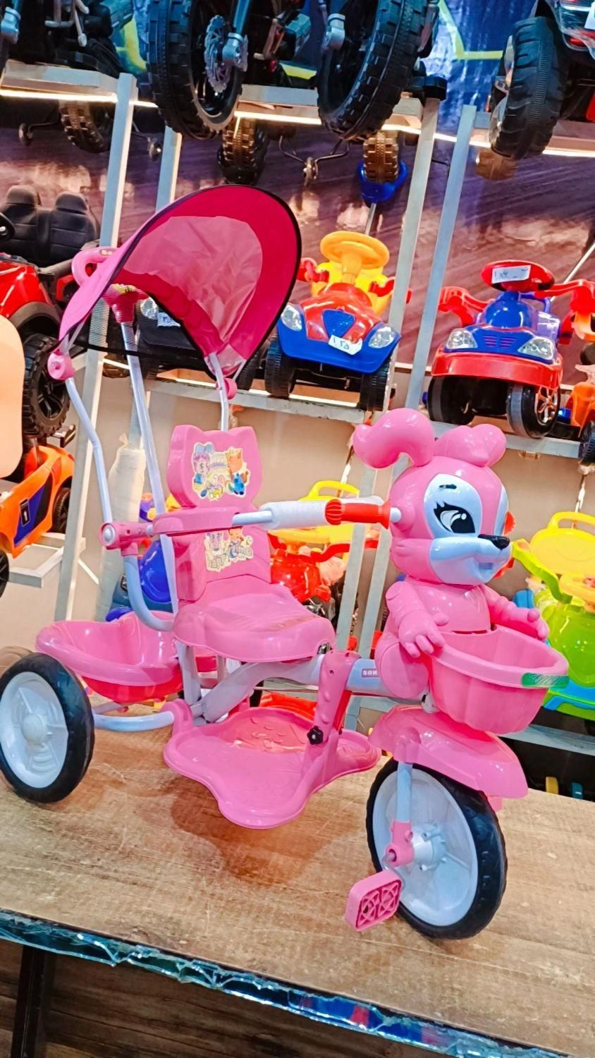 سه چرخه مدل سایبان دار سونیک sonik|اسباب‌بازی بچه|مشهد, توس (بلوار توس)|دیوار