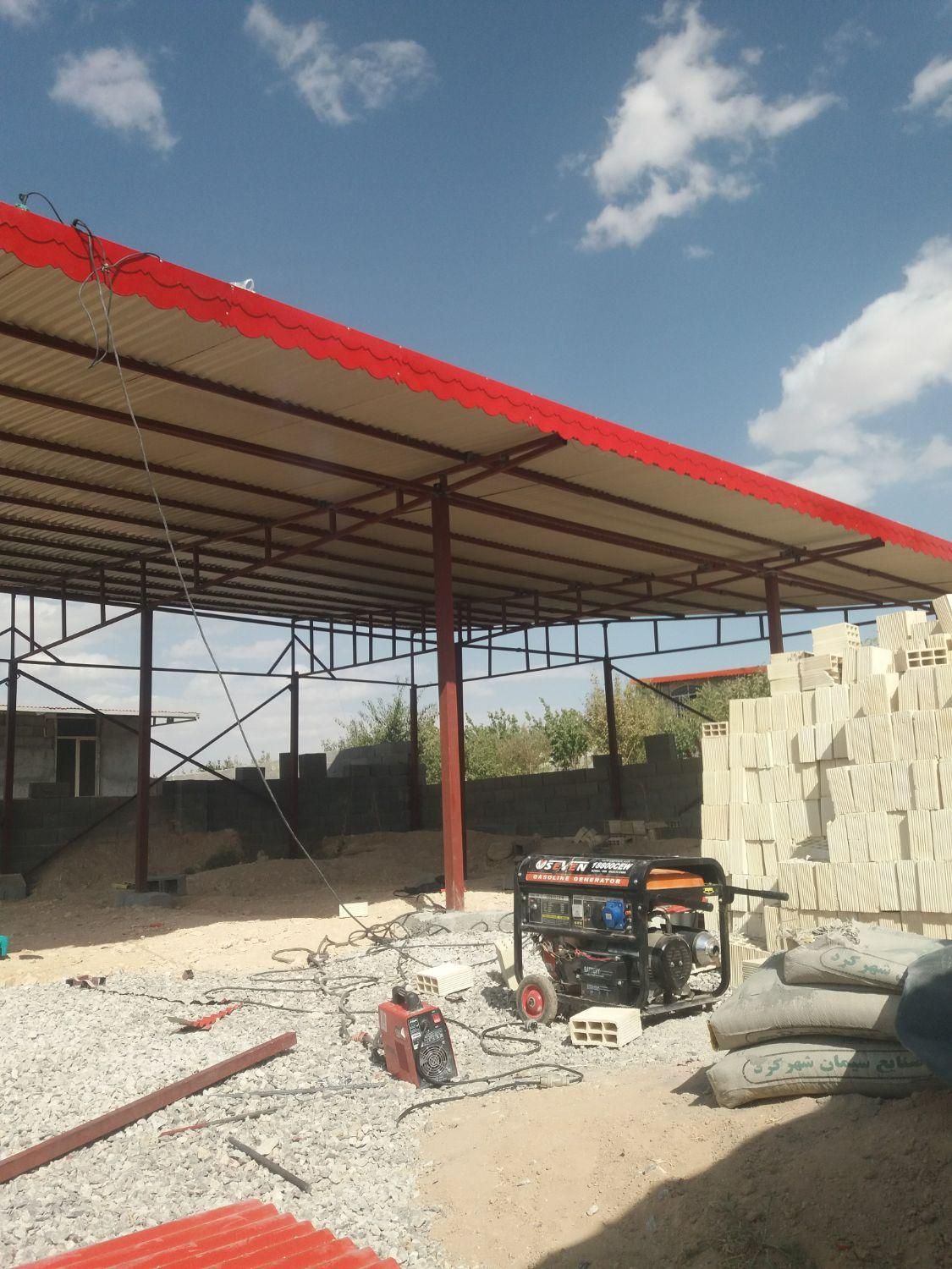 جوشکاری سیار نبشی کشی میلگردبستر.الاچیق ویوغیره .|خدمات پیشه و مهارت|بروجن, |دیوار