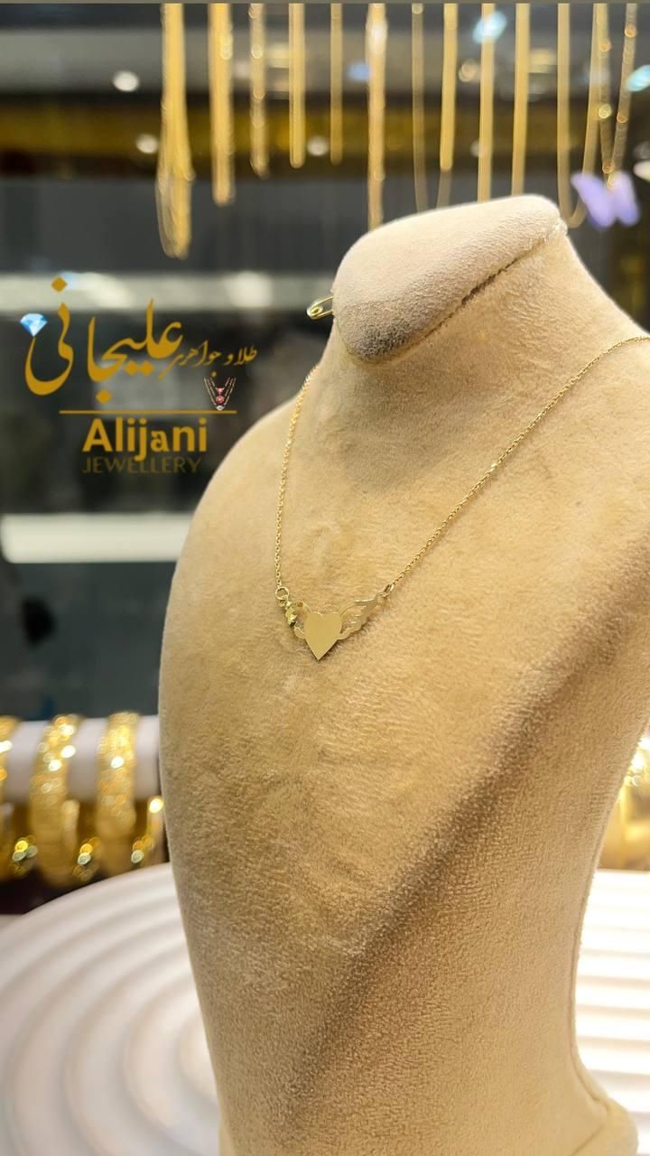 زنجیر پلاک متصل فرشته|جواهرات|رشت, سعدی (تختی)|دیوار