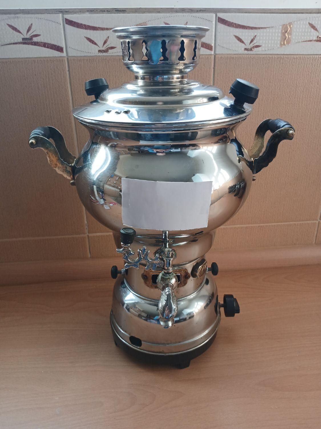 سماورگازی زرّین۶لیتری استیل ضخیم(وزن۲ونیم کیلو)|سماور، چای‌ساز، قهوه‌ساز|اصفهان, شهرک کوثر|دیوار