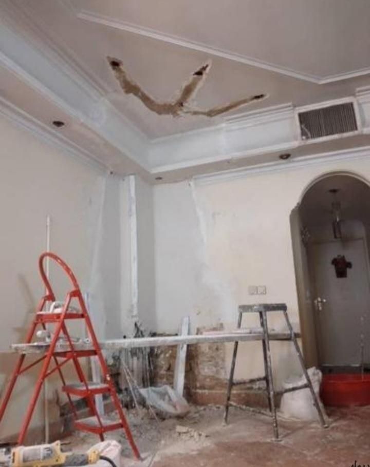 گچکاری دیوار گچی بنایی لکه گیری تخریب|خدمات پیشه و مهارت|تهران, تهرانسر شمالی|دیوار
