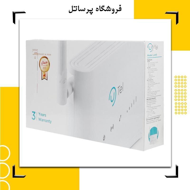 مودم روتر بی سیم 4G LTE یوتل مدل L443|مودم و تجهیزات شبکه|مرودشت, ژیان|دیوار