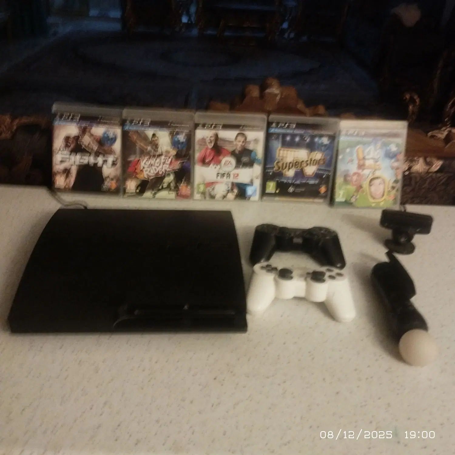 دستگاه PS3 بهمراه دسته موو|کنسول، بازی ویدئویی و آنلاین|کرج, فاز ۳ گوهردشت|دیوار
