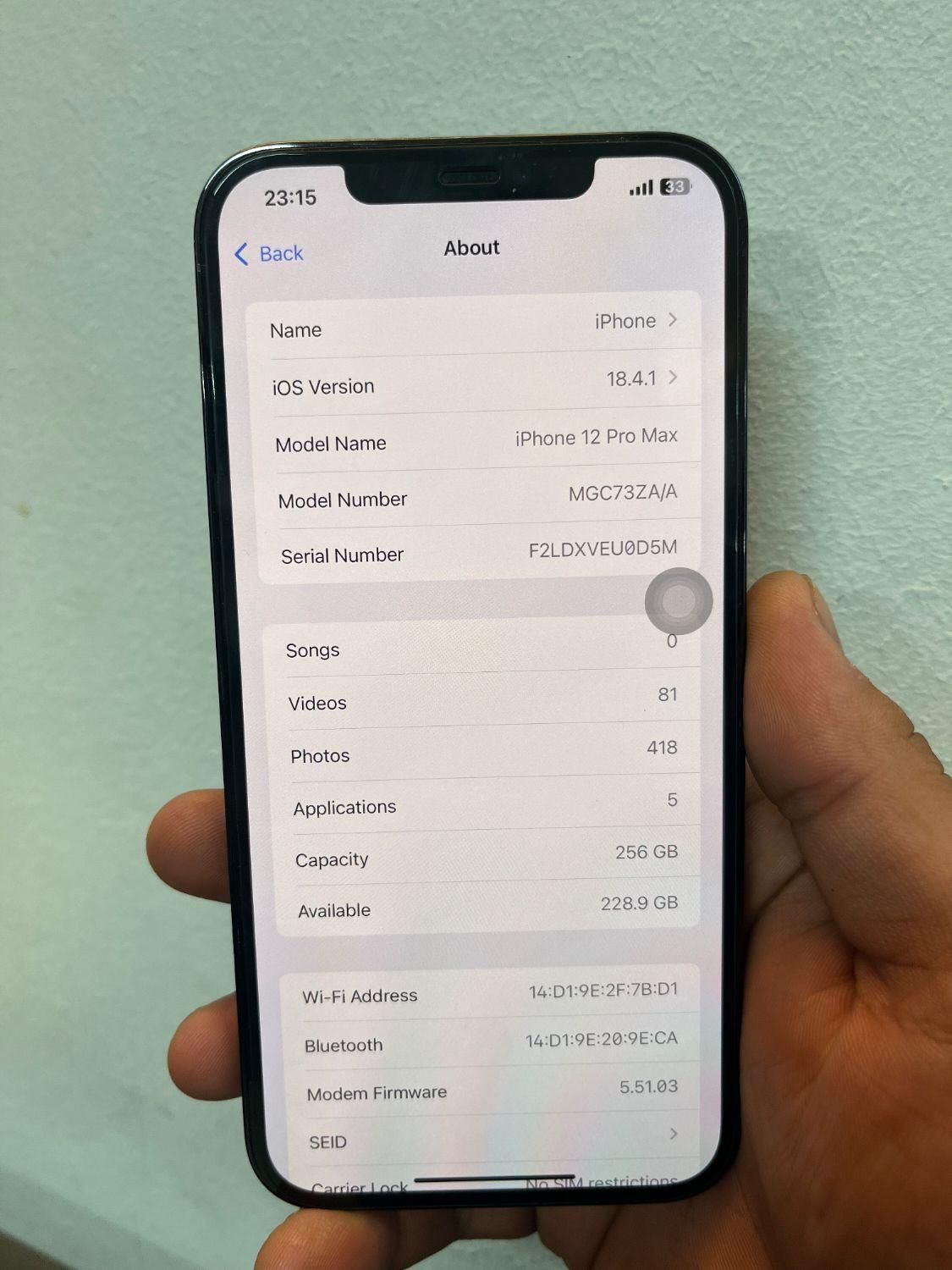 اپل iPhone 12 Pro Max با حافظهٔ ۲۵۶ گیگابایت|موبایل|چالوس, |دیوار