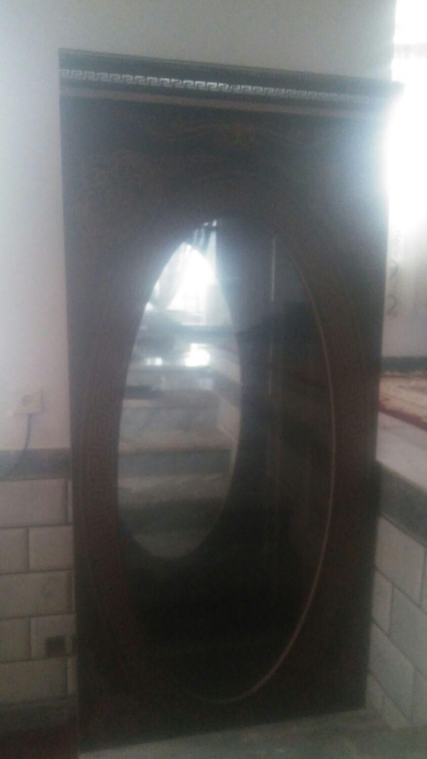 ویترین اینه دار چوبی|بوفه، ویترین، کنسول|آزادشهر, |دیوار