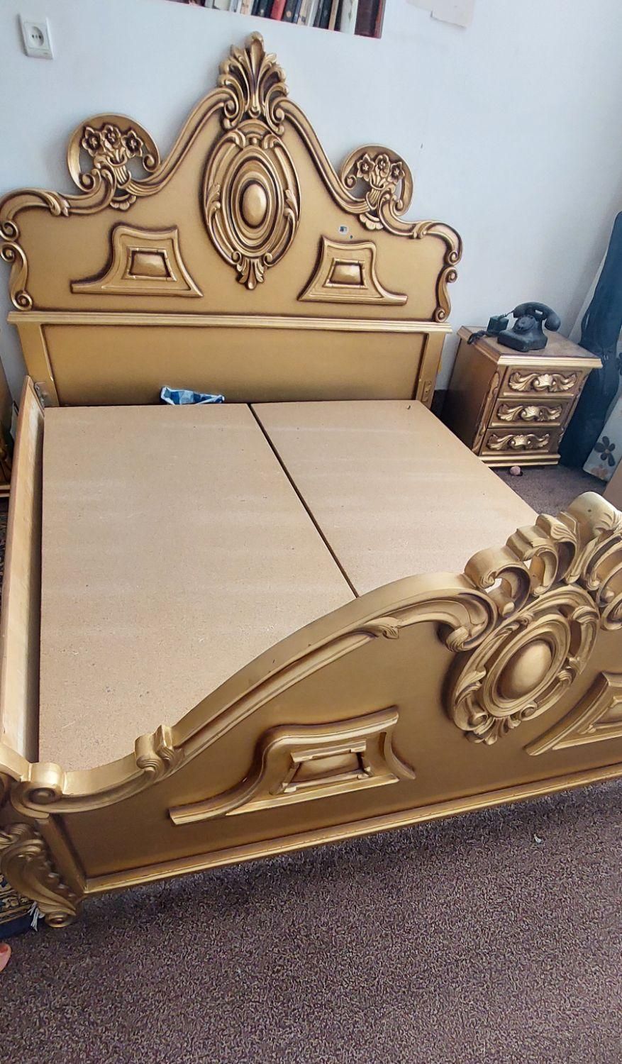 سرویس تخت ودکور سرویس خواب سرویس چوب|تخت و سرویس خواب|قم, چهار مردان|دیوار