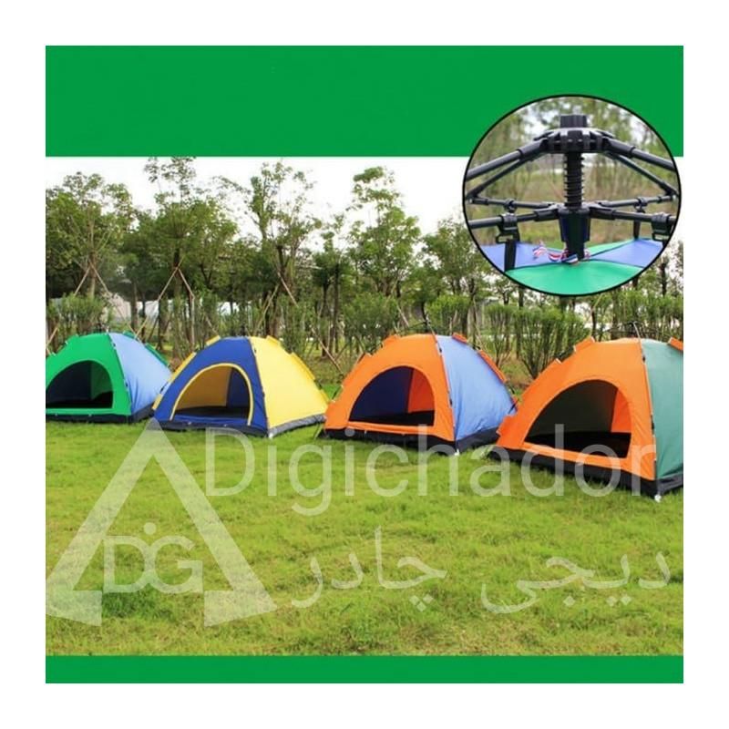 چادر عصایی اتومات چهار ۴ نفره کمپ کوهنورد اتوماتیک|کوهنوردی و کمپینگ|تهران, چیتگر جنوبی|دیوار