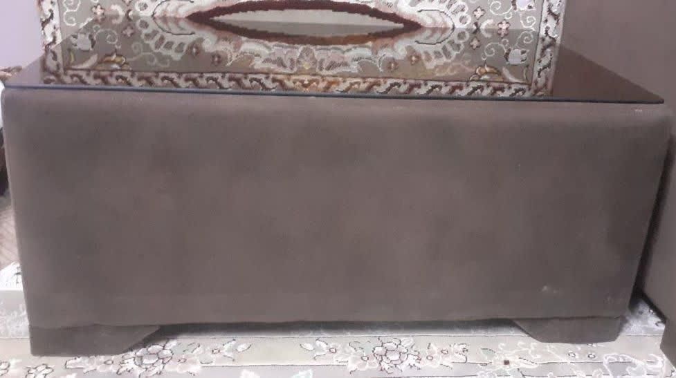 مبل راحتی 8نفره تمام پارچه قهوه ای رنگ ال|مبلمان خانگی و میز عسلی|اصفهان, ملک‌شهر|دیوار