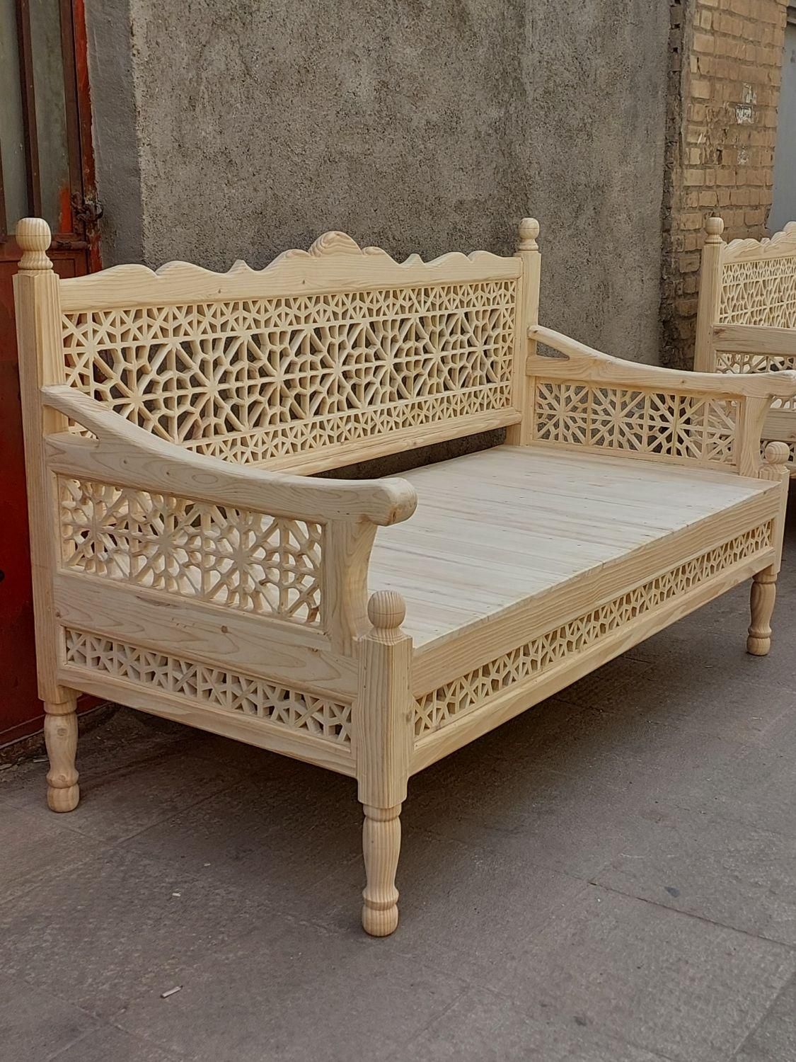 تخت سنتی ۳ نفره|مبلمان خانگی و میز عسلی|قم, آذر (نکویی)|دیوار