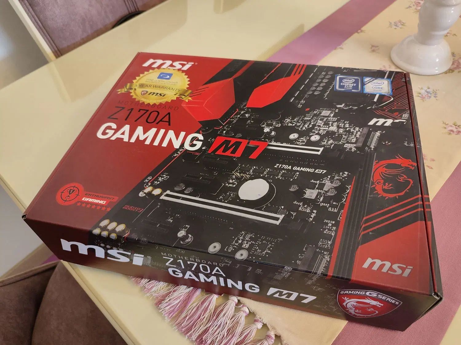 msi z170 gaming 7 + core i3 7100|قطعات و لوازم جانبی رایانه|مشهد, شهرک لشکر (شهرک غرب)|دیوار